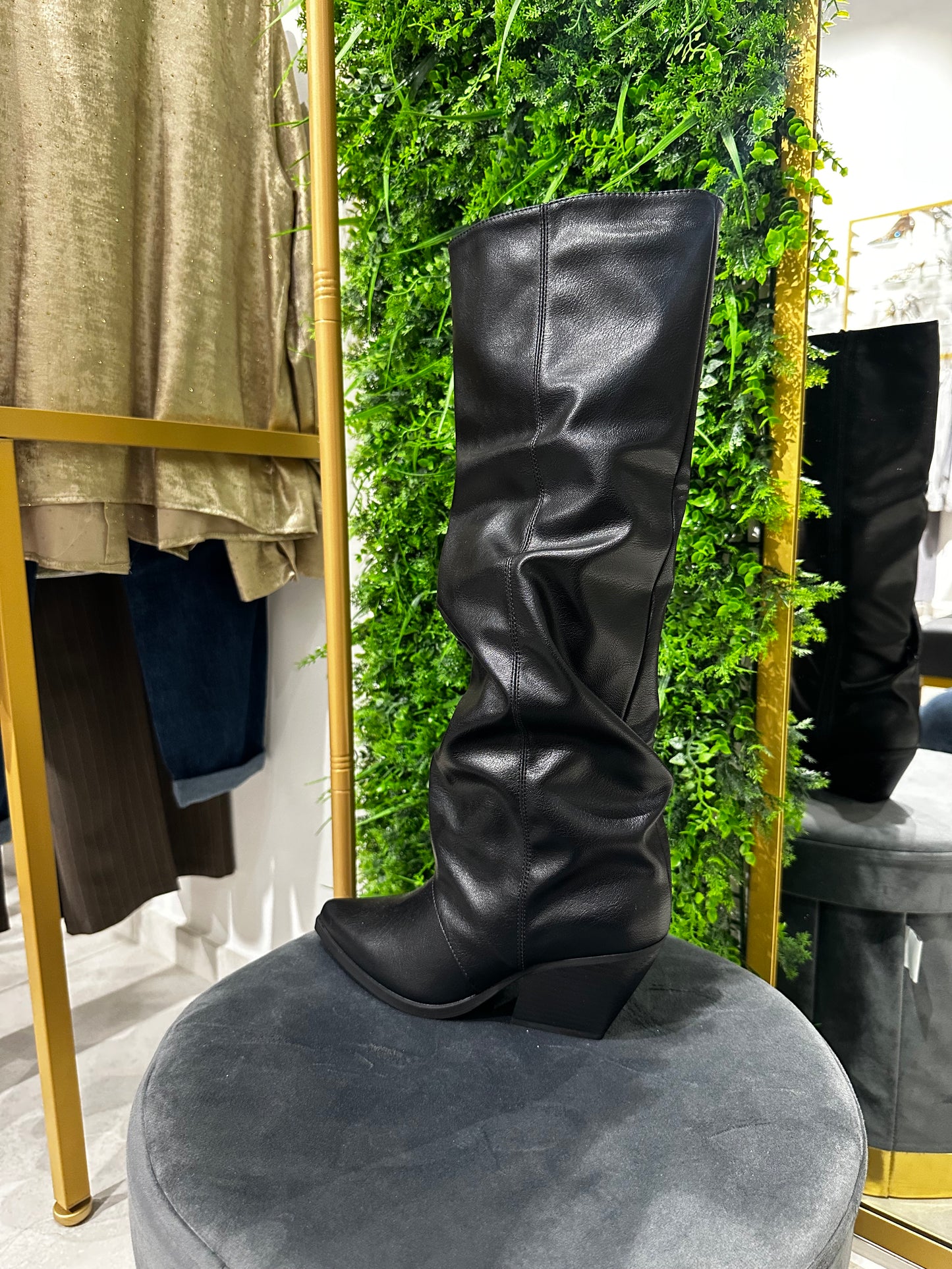 Stivali Modello Camperos Con Drappeggio