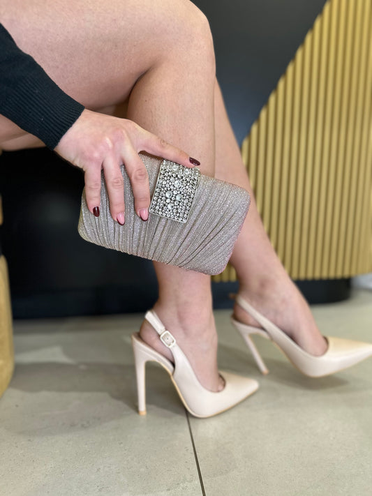 Borsa pochette aurora boreale