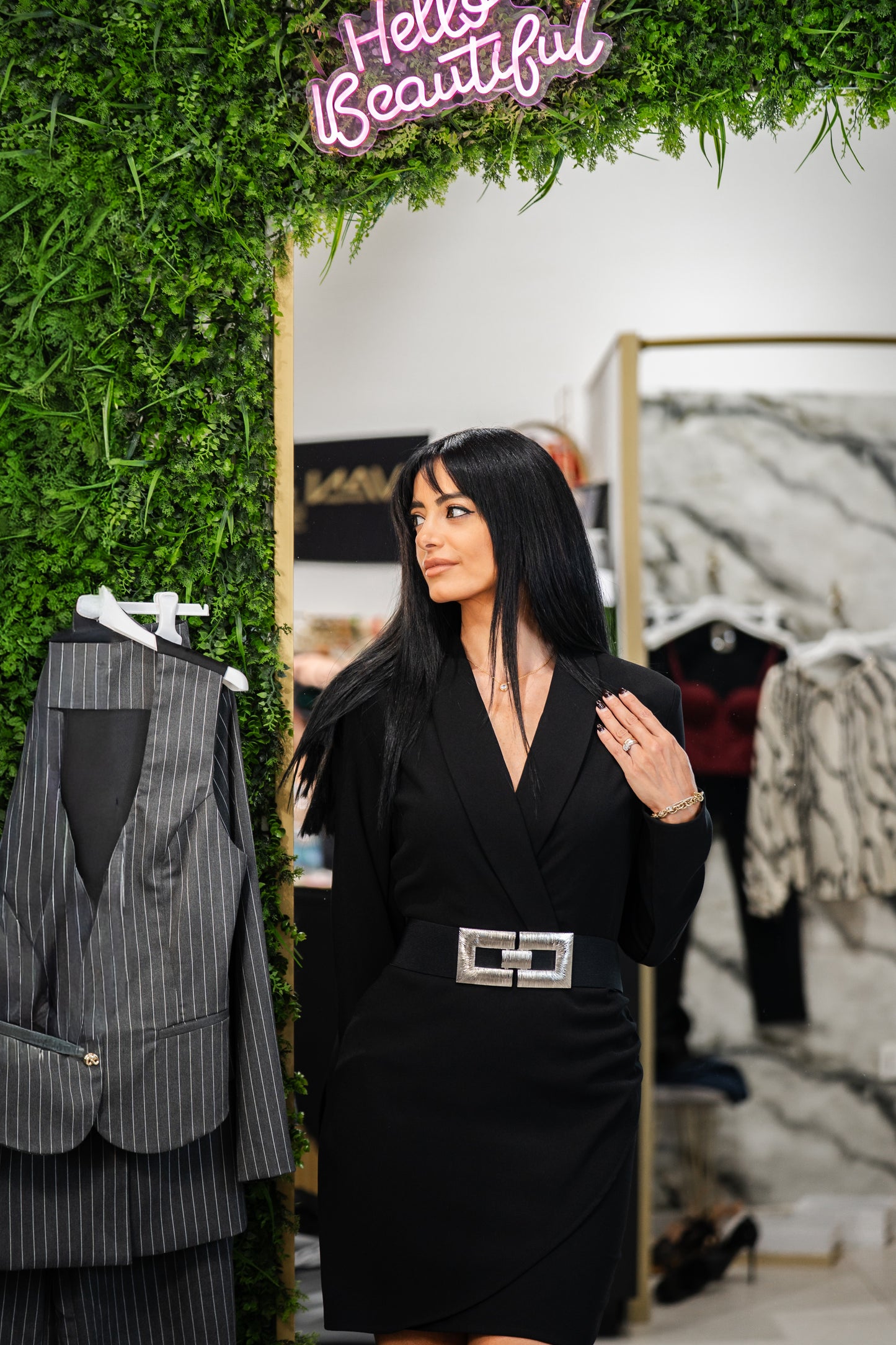 Abito Scollo Sciallato KLN