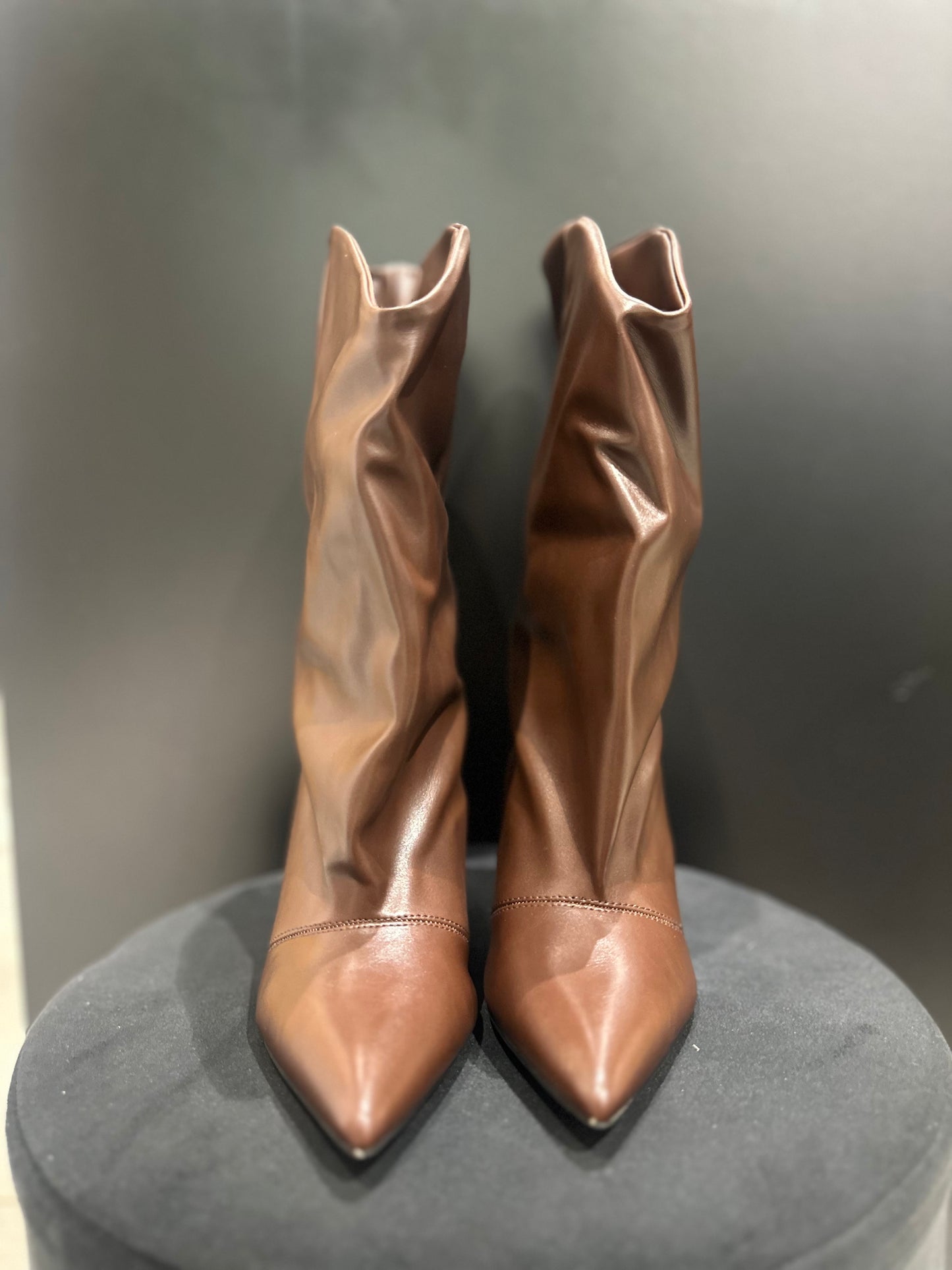 Tronchetto Pelle Slouchy