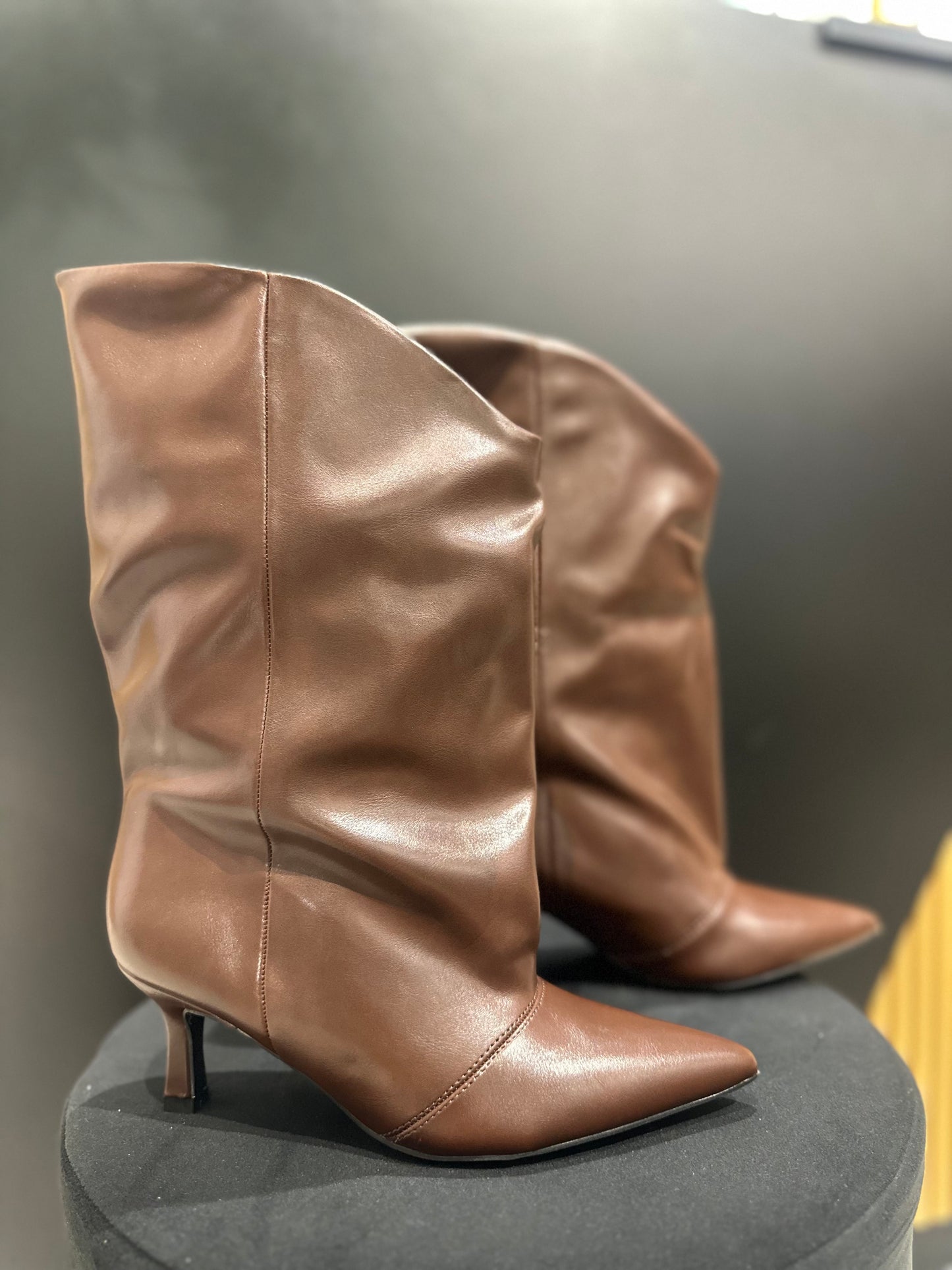 Tronchetto Pelle Slouchy