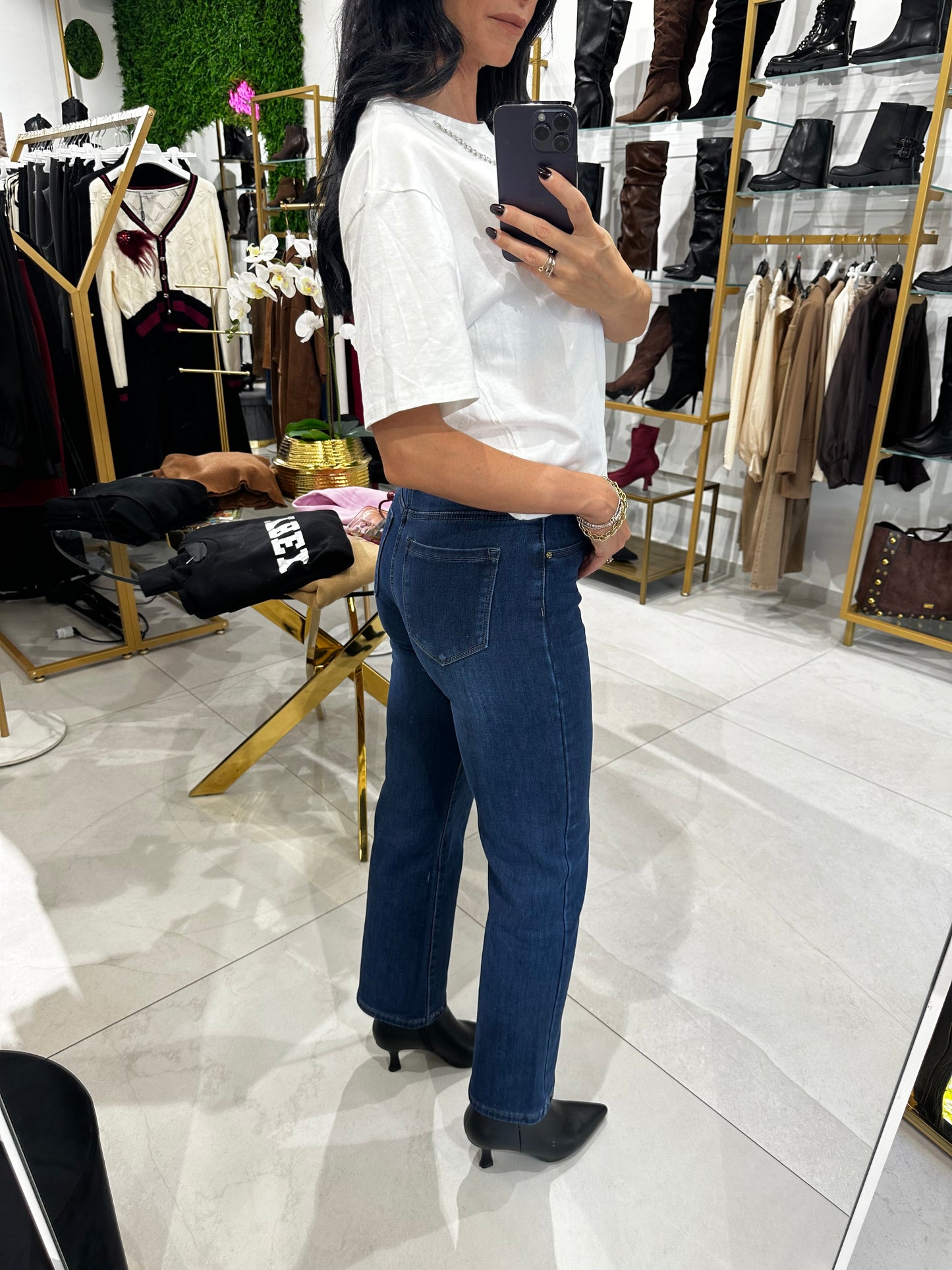 Jeans Curvy gamba dritta