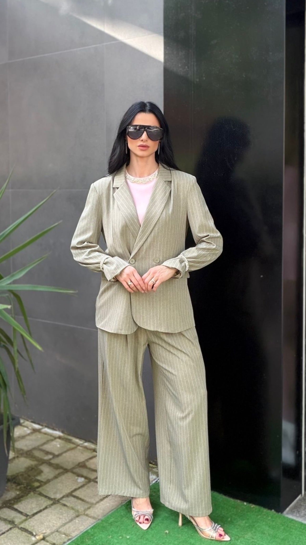 Tailleur Vittoria Gessato