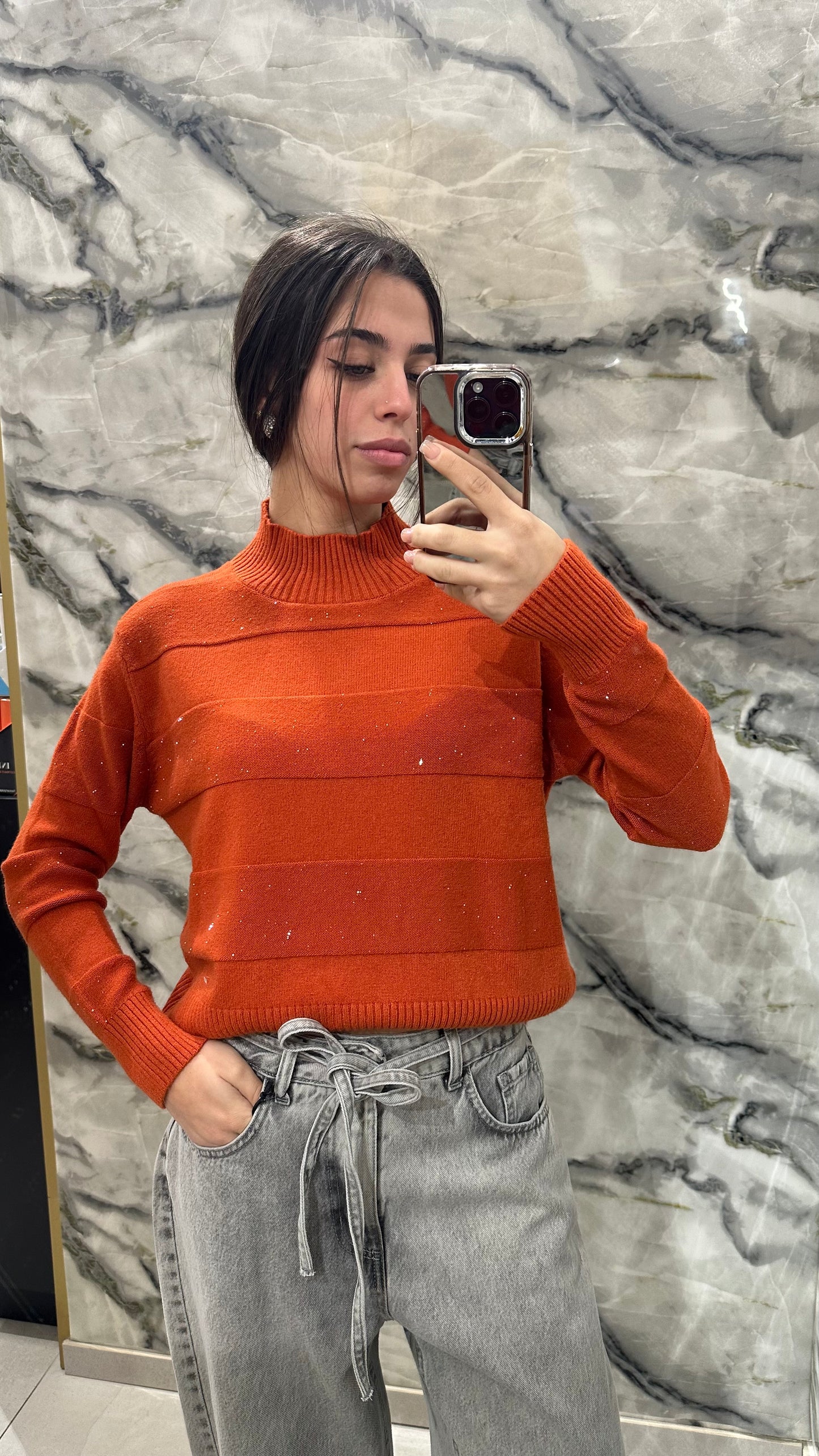 Maglione zucca