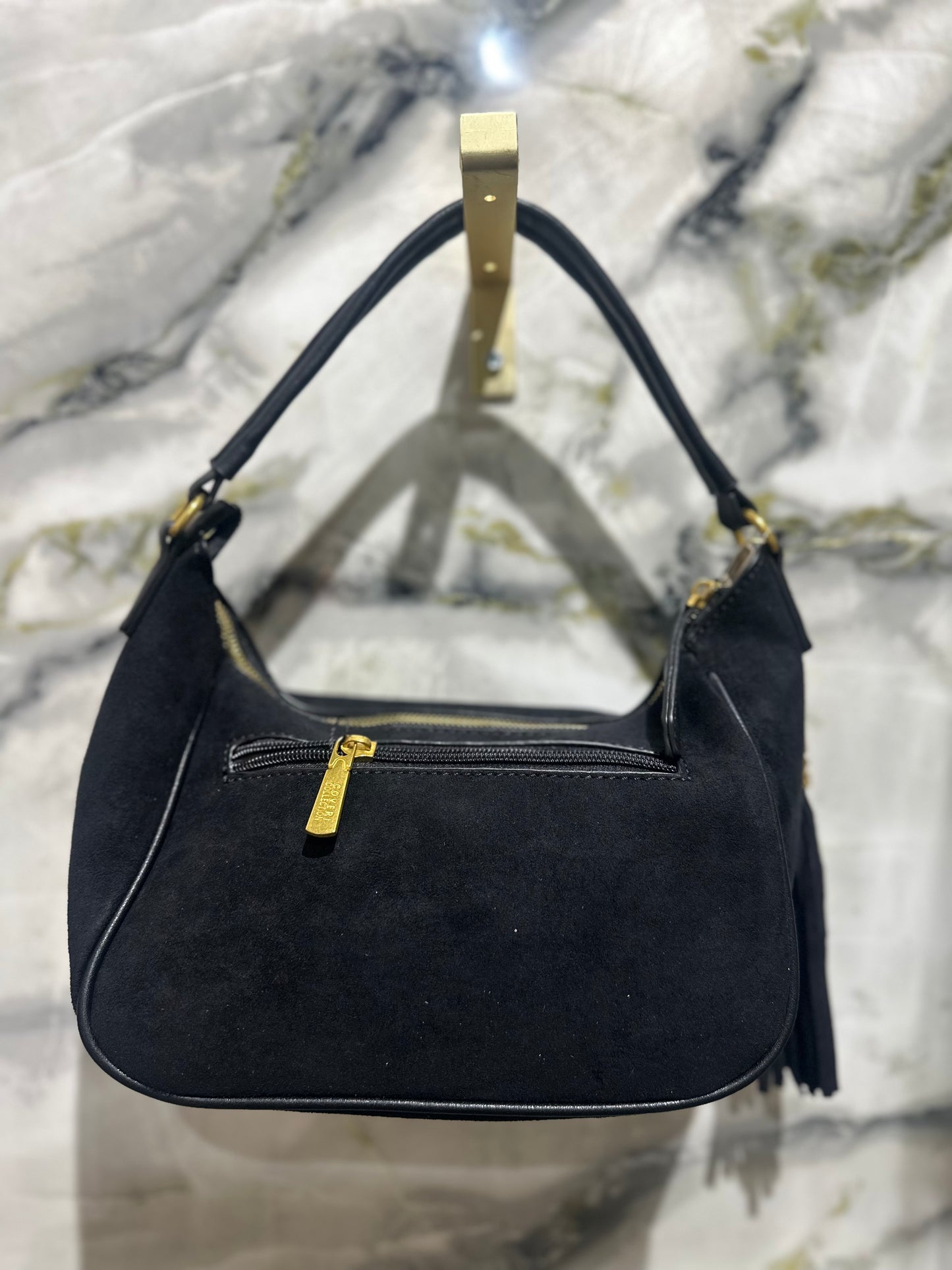 Borsa Nera Camoscio EC