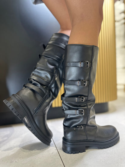 Anfibi Alto Multi-fibbie