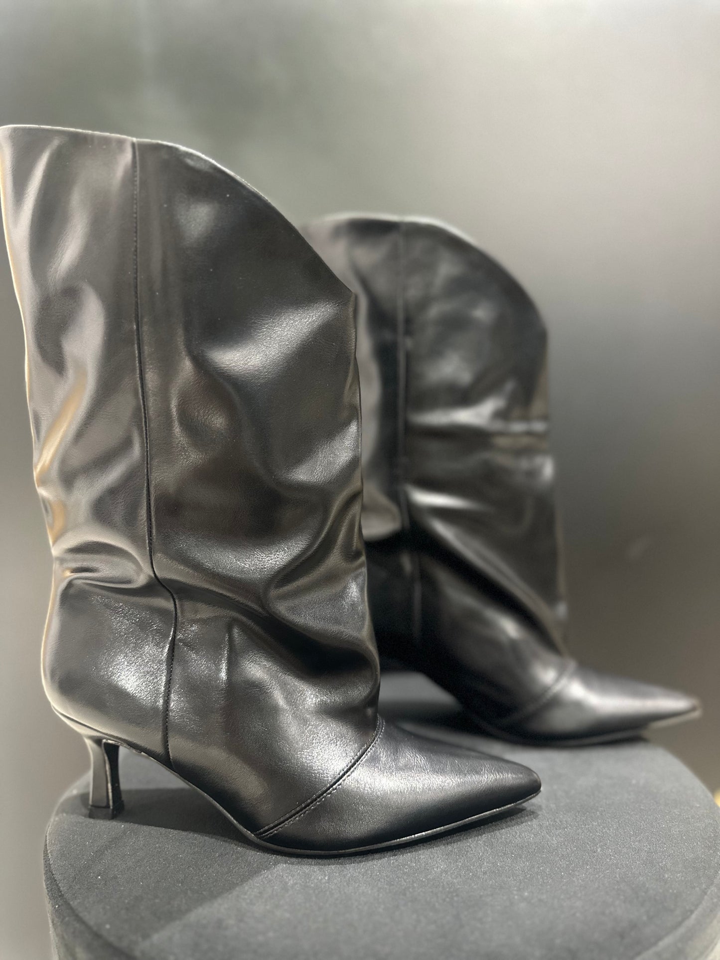 Tronchetto Pelle Slouchy