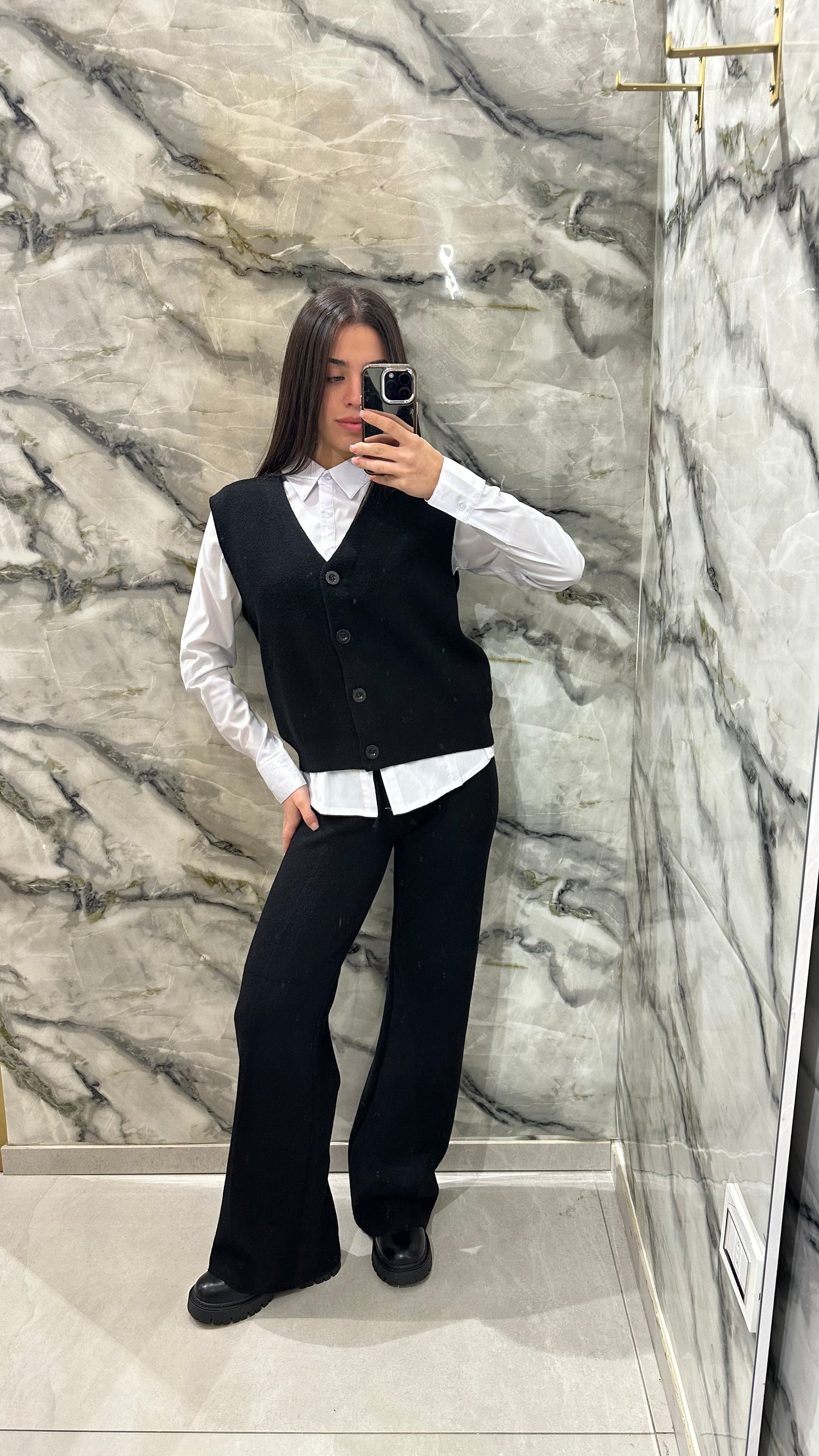 Coordinato in maglia