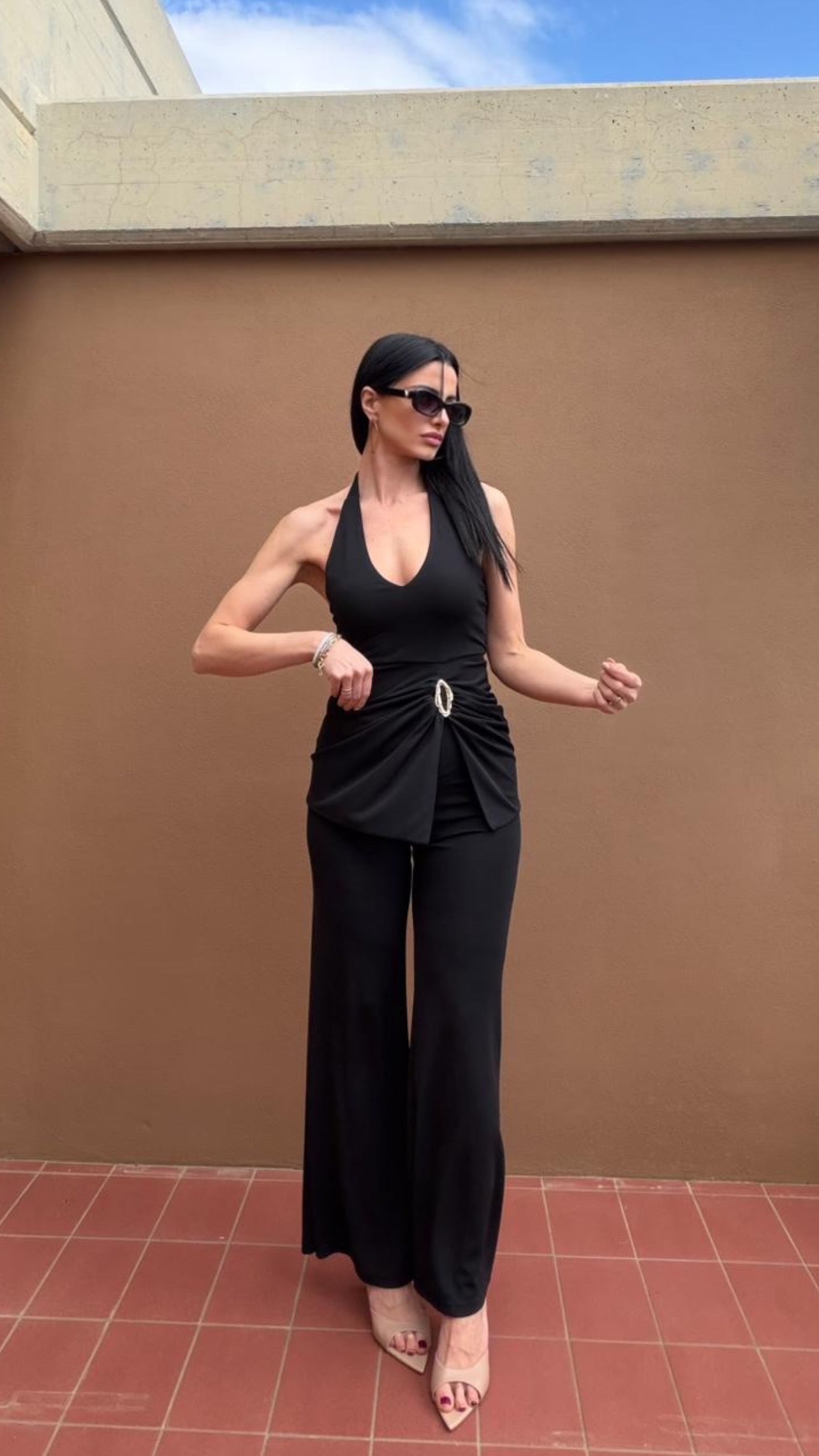 Coordinato Ambra top e pantalone