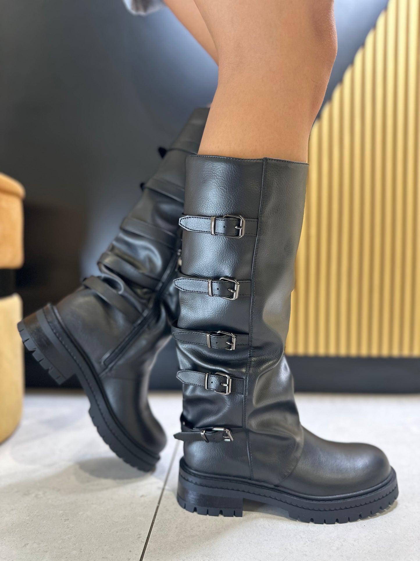 Anfibi Alto Multi-fibbie