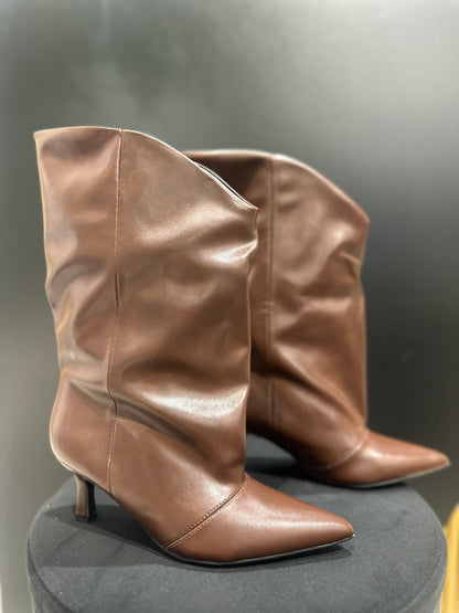 Tronchetto Pelle Slouchy