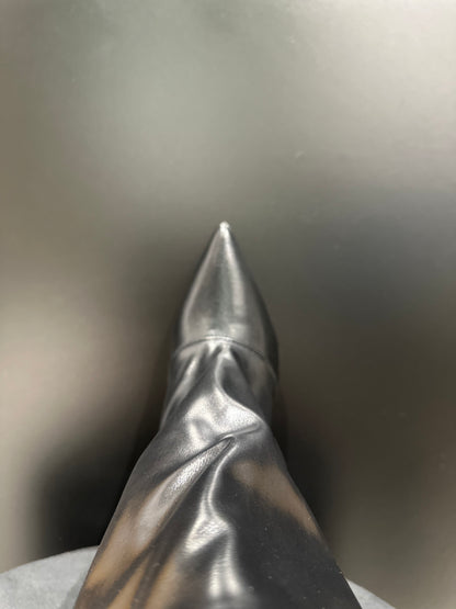 Tronchetto Pelle Slouchy