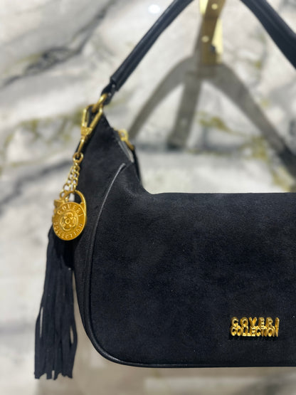 Borsa Nera Camoscio EC