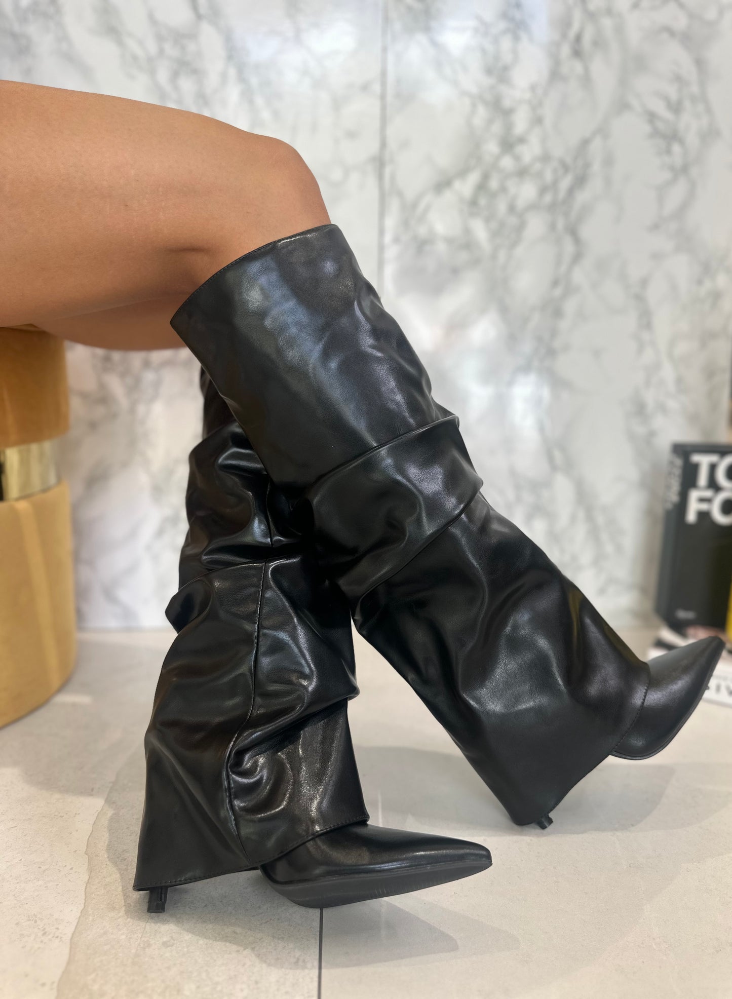 Stivali Drappeggiati