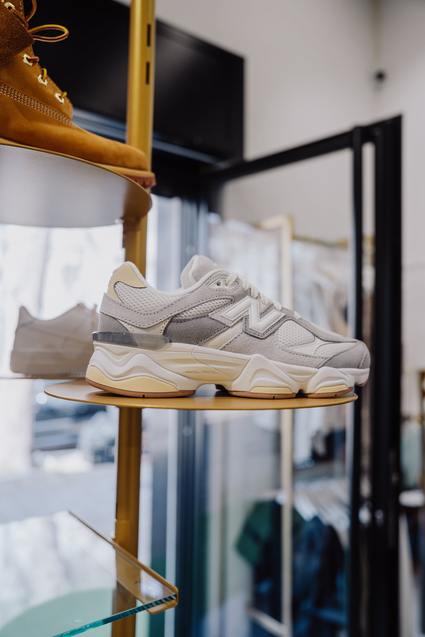 New Balance 9060 gs grigio/bianco