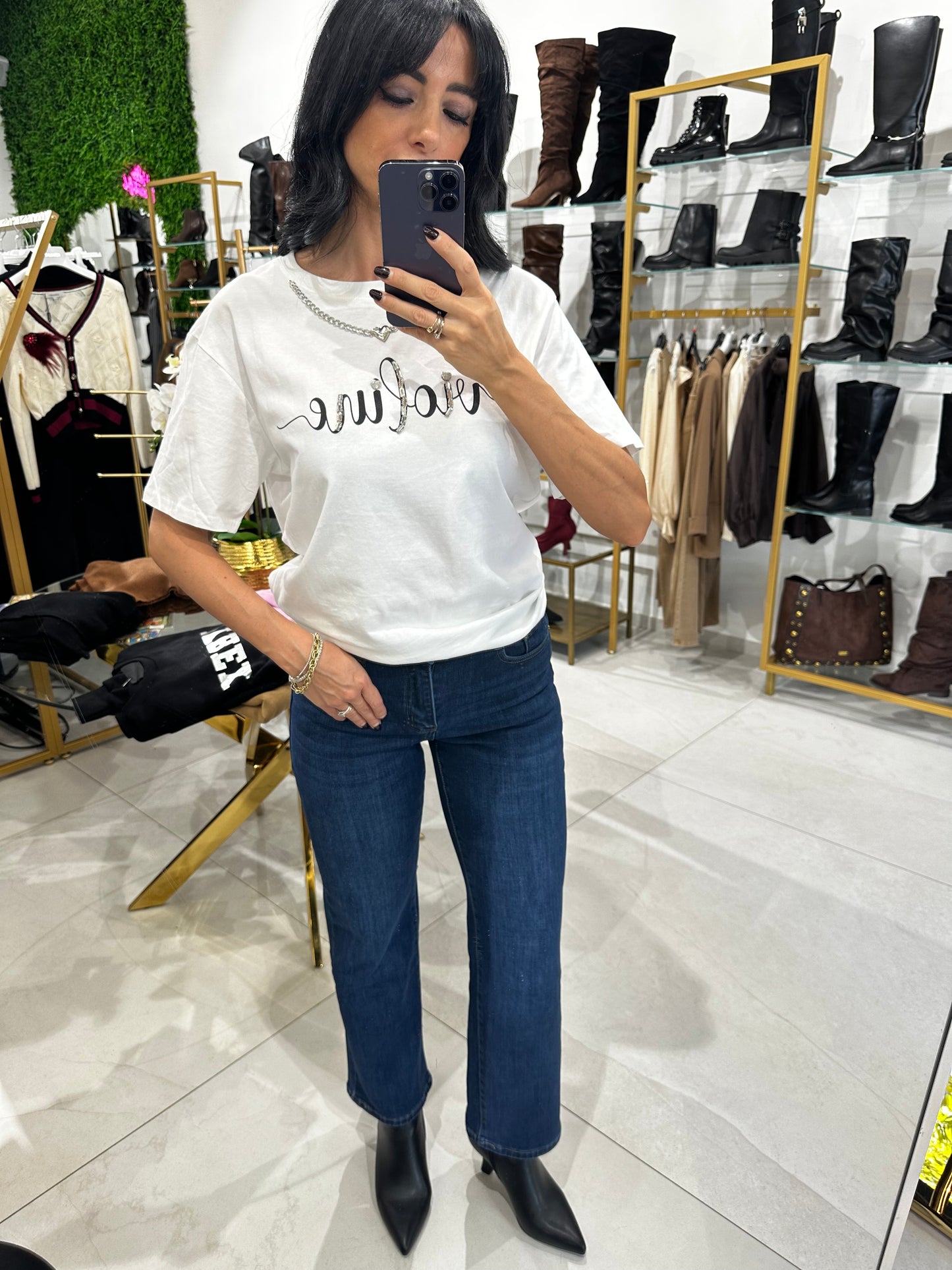 Jeans Curvy gamba dritta